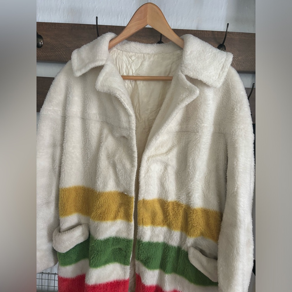 Vintage American Bazaar wool coat size large